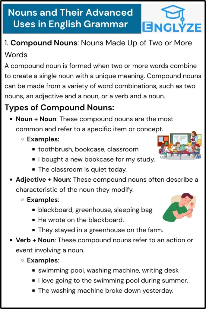 Nouns and Their Advanced Uses in English Grammar
